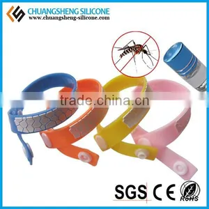 Silicone Rubber Mosquito Repellent Bracelet With Low Price From Professional Factory thumbnail-3
