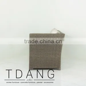 Salinas Wicker Right Hand Sofa 3 Seats - Weather Resistant Outdoor Wicker Love Seat thumbnail-4