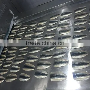 Frozen Sardine Fillets 60-100g/pc Skin on ,boneless ,5kgs per Carton thumbnail-1