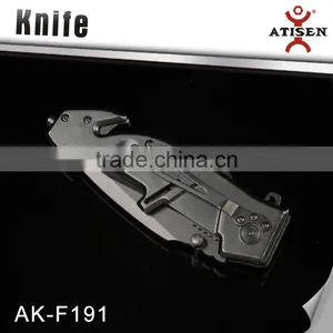 Aluminum Handle W/Glass Breaker Line Cutter Tactical Knife thumbnail-3