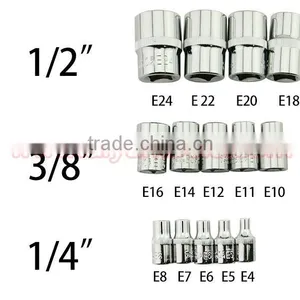 14pcs 1/4 3/8 and 1/2 Drive E-type Socket Set Star Socket Wrench thumbnail-3