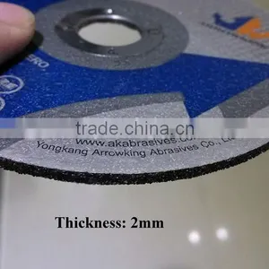 5" 125x2x22.2mm Flat Resin Bonded Reforced Cutting Wheel for Metal thumbnail-3