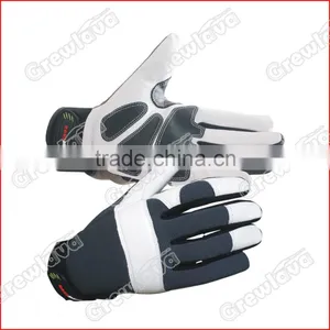 PVC Abrasion Resistantnce Goatskin Mechanic Gloves Leather Working Gloves thumbnail-2