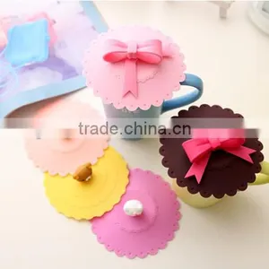 Silicone Anti-dust Suction Seal Lid Cap Coffee Mug Leak Proof Cover thumbnail-2