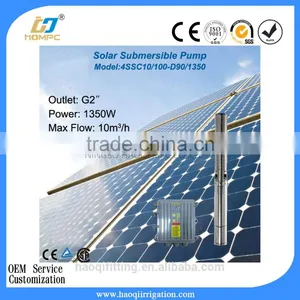 DC90V 4 Inch Centrifugal Submersible Pump Solar Powered Water Pump thumbnail-1