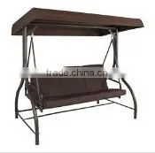 Outdoor Swing Canopy Hammock 3 Seats Patio Deck Furniture thumbnail-1
