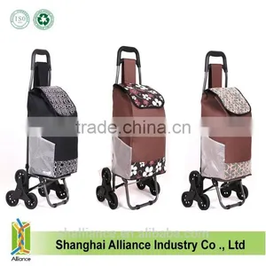 600D Polyester Shopping Trolley Bag,Easy Foldable Shopping Cart thumbnail-2