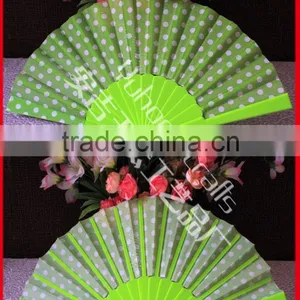 Promotional Dot Pattern Hand Fan thumbnail-1