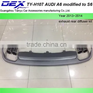 Auto Part Universal Exhaust Rear Diffuser Kit for Aut--i Modified to W12 thumbnail-3