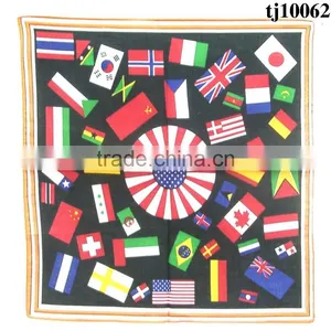 Flower Insect Natural Pattern Kerchief Available in Various Designs thumbnail-2