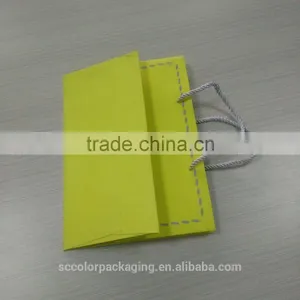 Shenzhen Factory Custom Printed Paper Gift Bag With Drawstring For Wholesale thumbnail-2