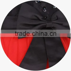 Kids Childern Party Frocks Designs Dress With Embellishments Gril Dresses Wholesale Children's Boutique Clothing HSD5619 thumbnail-3