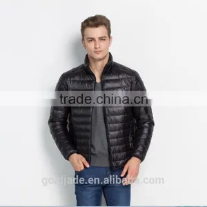 Men Winter Ultra Light Thin Down Feather Jacket thumbnail-1