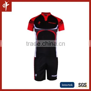 Black Custom Summer Rugby Uniforms,Fitness Training Football Team Jerseys thumbnail-1