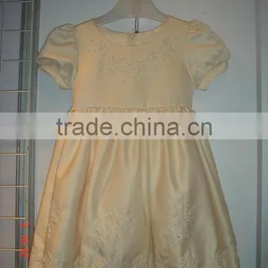 Girl Stylish Flower White Dress thumbnail-1