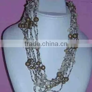 Multi Layered Imitation Necklace thumbnail-1