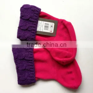 Windproof Kids & Adult Polar Fleece Fur Rain Boot Liners Factory thumbnail-1