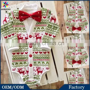 Newborn Baby Christmas Clothes Long Sleeve Cotton Baby Romper Kids Clothing Suppliers China thumbnail-1