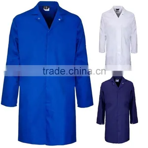 Customized Long Sleeve Medical Uniforms Three Pockets Unisex Medical Lab Coat thumbnail-5