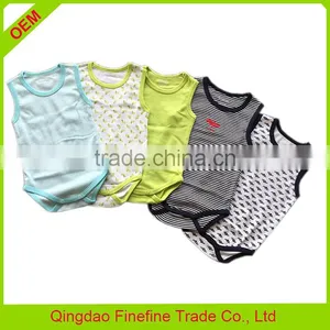 Newborn Baby Gift Set Baby Wear Sleeveless Baby Romper China thumbnail-1