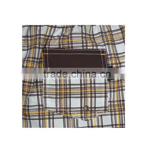 Men Good Quality Quick Dry Checks Print Surf Board Shorts Swimwear & Beachwear thumbnail-4