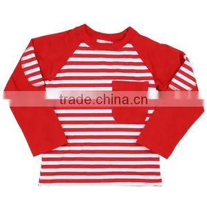 Newest Sale Monogram Blanks Ruffle Sleeve Children's Wear T-shirts Pocket thumbnail-2