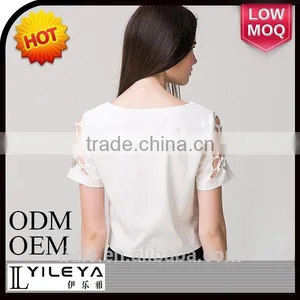 Four Color Can Choice Short Sleeve Plain t- Shirt thumbnail-6