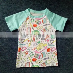 Children's Boutique Back to School Clothing Kids Short Sleeve Clothing in Summer thumbnail-1