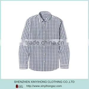 Eco Friendly Natural Cotton Loose Checked Top Brand Casual Shirts thumbnail-1