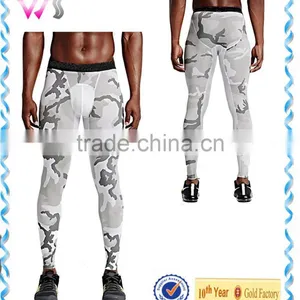 Hot Sale Mens Long Compression Sportswear Camo Pants for Yoga Wear Gym Wear High Quality Trousers For Yoga thumbnail-1