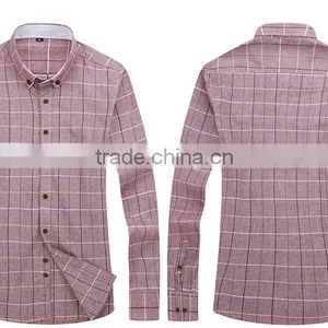 Business Casual Plaid Shirt Wash-and-wear Cotton of Cultivate One's Morality Men Long Sleeve Shirt Male Tide thumbnail-1