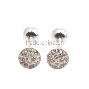 Custom Logo High Quality 316L Stainless Steel Fake Spikes Flesh Ear Plugs Piercing Jewelry thumbnail-1