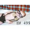 Little Gentleman Baby Boy Crochet Bow Tie and Diaper Cover Set thumbnail-1
