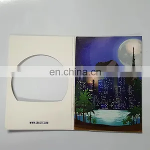 Artificial Custom 3D Display Decoration Handmade Greeting Card With Led Light thumbnail-3
