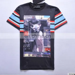 High Quality 100% Cotton Fashion Costom T-shirt for Men thumbnail-2