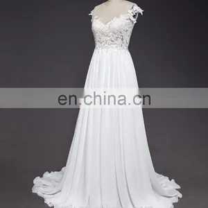 Sleeveless Sheath Wedding Dresses Affordable Casual Wedding Dresses for Weddings thumbnail-2