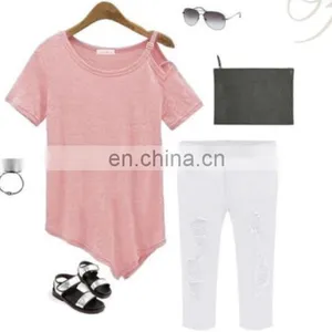 Fashion Women Summer Short Sleeve Top Short Blouse Ladies Casual Tops T-Shirt thumbnail-2