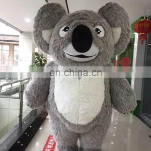 HI 2.5m Giant Inflatable Mascot Costume Long Plush Koala Costume Carnival Mascot Costume for Adult thumbnail-2