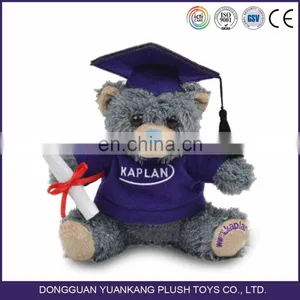 Uniform Stuffed Graduation Teddy Bear Plush Doll Toy for Ceremony Gifts With Glasses thumbnail-4