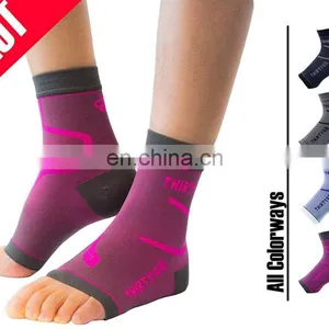 20-30 MmHg Foot Compression Sleeves for Ankle/Heel Support, Increase Blood Circulation, Relieve Arch Pain, Reduce Foot Swelling thumbnail-1