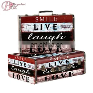 Children Cardboard Paper Suitcase With PU Handle thumbnail-1