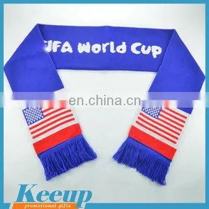 New Zealand Soccer Fans Embroidered Scarf for Promotional thumbnail-5