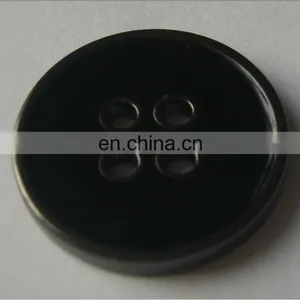 28mm 4 Hole Black Resin Button thumbnail-1