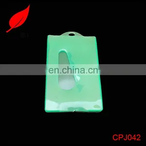 Factory Supply Custom Colorful Rigid Strong ID Card Holder for School thumbnail-3