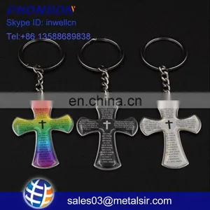 High Quality Metal Cross Keychain thumbnail-1