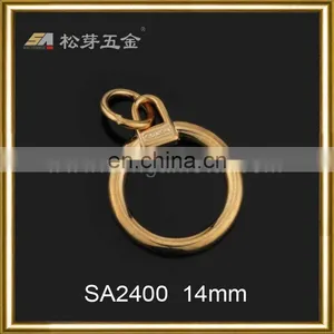 Song A Metal Dull Gold Plated Bag d Ring Buckle Seamless Zinc Alloy O-Ring thumbnail-1