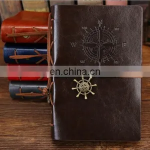 Vintage Leather Writing Notebook Refillable Paper Diary Notebook Classic Daily Use Gifts thumbnail-5