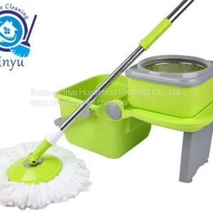KXY-ZD 360 Spin Mop With Folding Bucket thumbnail-1