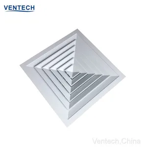 Square Air Conditioning Ventilation Diffuser thumbnail-1