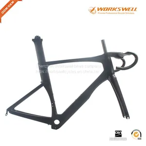 High Quality Aero Design 700C Carbon Road Bike Frame for Sale thumbnail-1